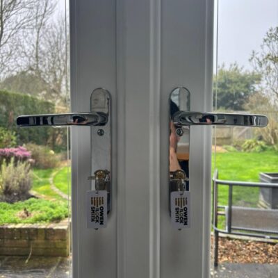 Change patio door lock after moving home
