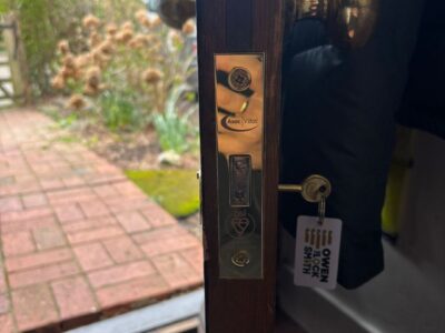 Change front door lock after moving