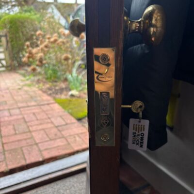 Change front door lock after moving