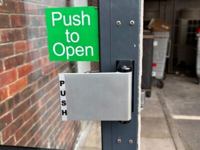 Commercial shop door lock faulty