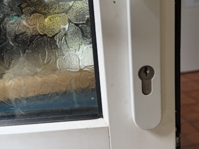 uPVC door handle & gearbox replacement in Rustington - after