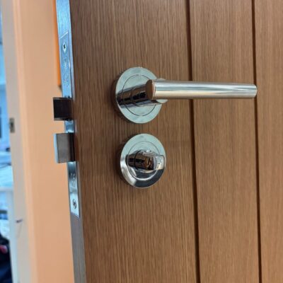 Bathroom door lock installation in [city]