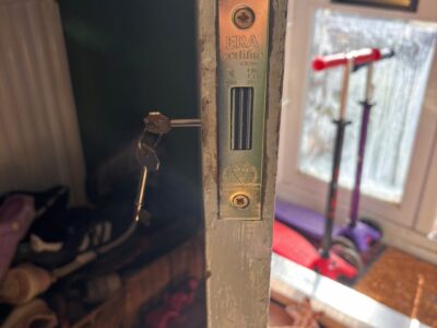 Wooden door deadlock install [city]