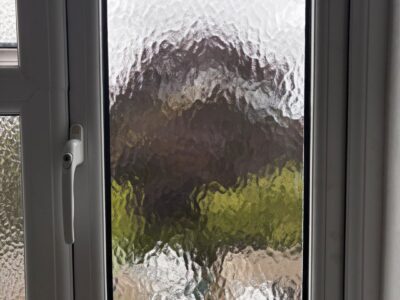 Frosted double glazing unit replacement in [city]