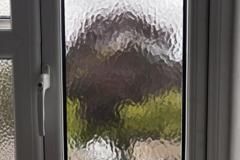 Frosted double glazing unit replacement in Chichester