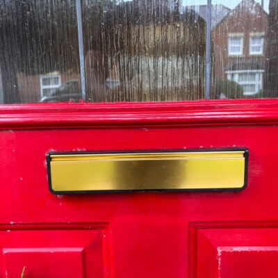 New brass letterbox in [city]