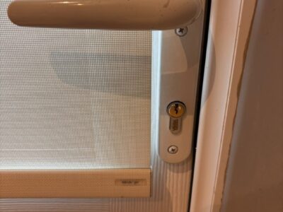 Replace locks after moving home [city]